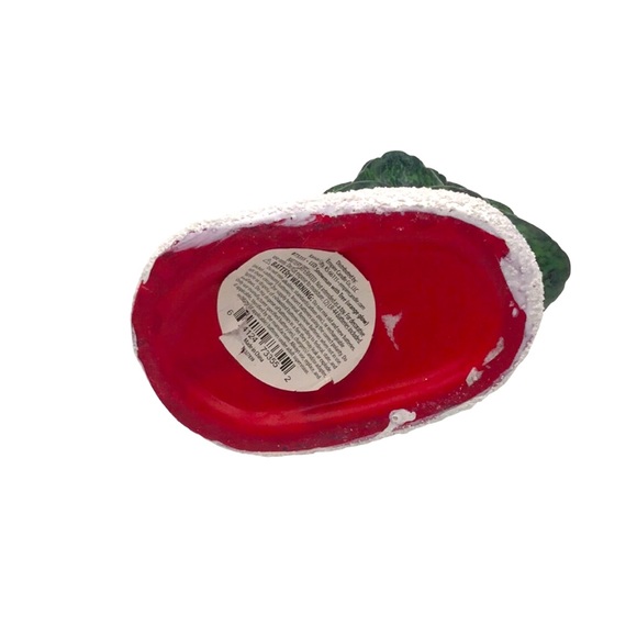 Ceramic Snowman w/ Christmas Tree Figurine Decor - Picture 3 of 5